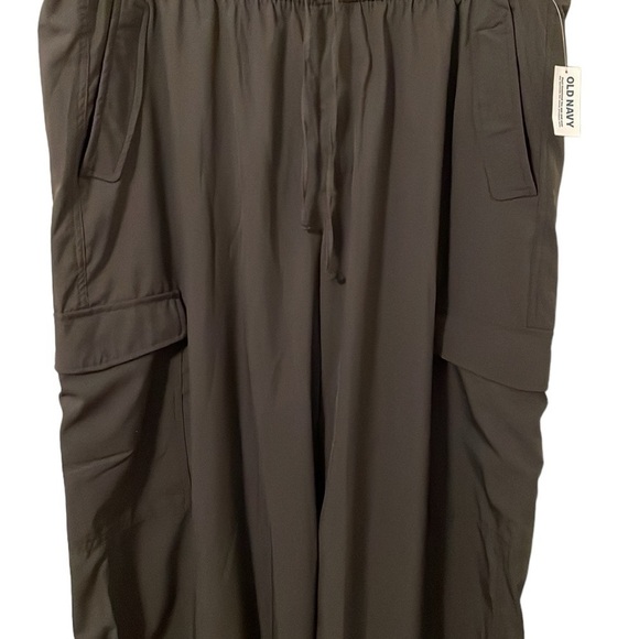 OLD NAVY | Men’s Gray Stretchtech Side Pockets Wide Leg High Rise Pants Size XL - Picture 3 of 7